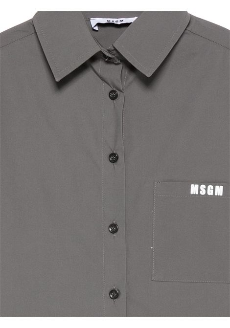 Camicia con logo MSGM KIDS | S6MSJGSI163103